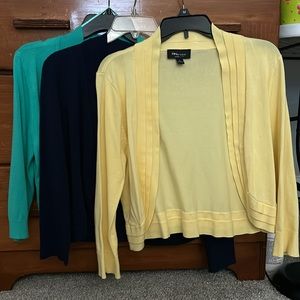 RN Studio - 3/4 Sleeve Cardigan Sweaters